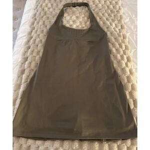 Victoria's Secret Halter Dress W/Shorts Athletic Perforated Taupe Size S